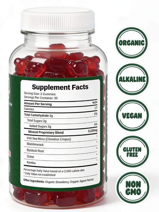 Strawberry Sea Moss Gummies - The Power Formula