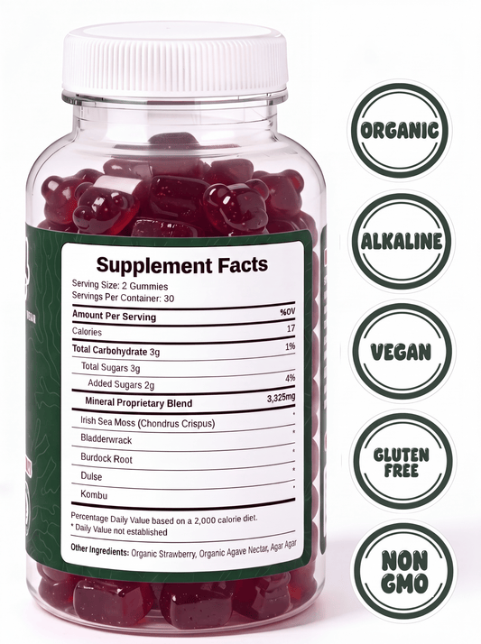 Strawberry Sea Moss Gummies - The Power Formula