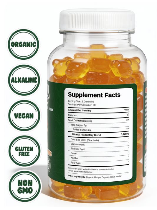 Mango Sea Moss Gummies - The Gold Formula