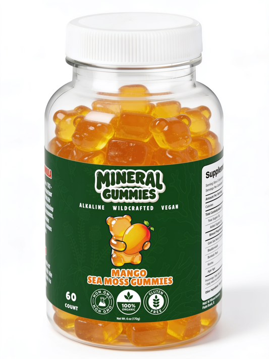 Mango Sea Moss Gummies - The Gold Formula