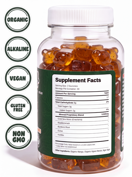 Mango Sea Moss Gummies - The Gold Formula